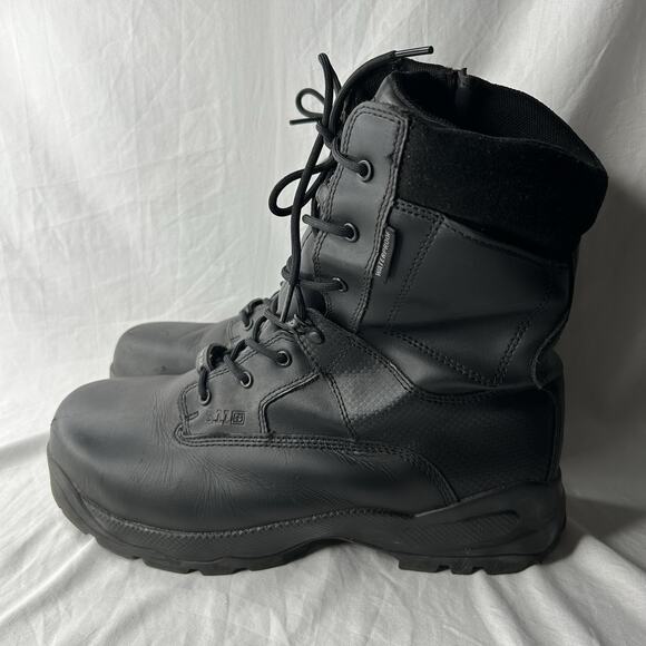 5.11 Tactical ATAC Shield 8" Side Zip Composite Toe Boot Black Size 13 - Picture 1 of 7